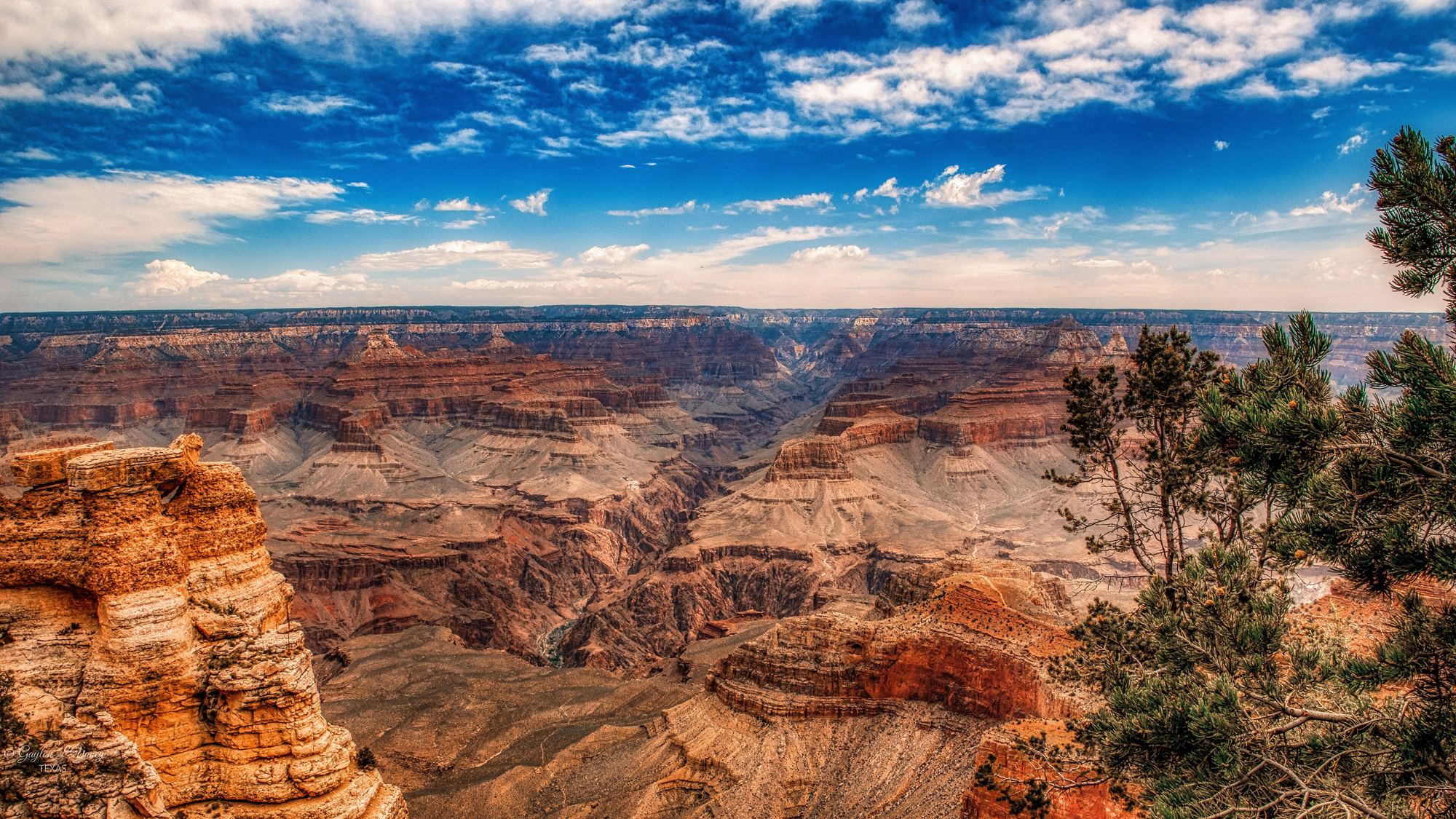 Grand Canyon from Mather Point on the South Rim