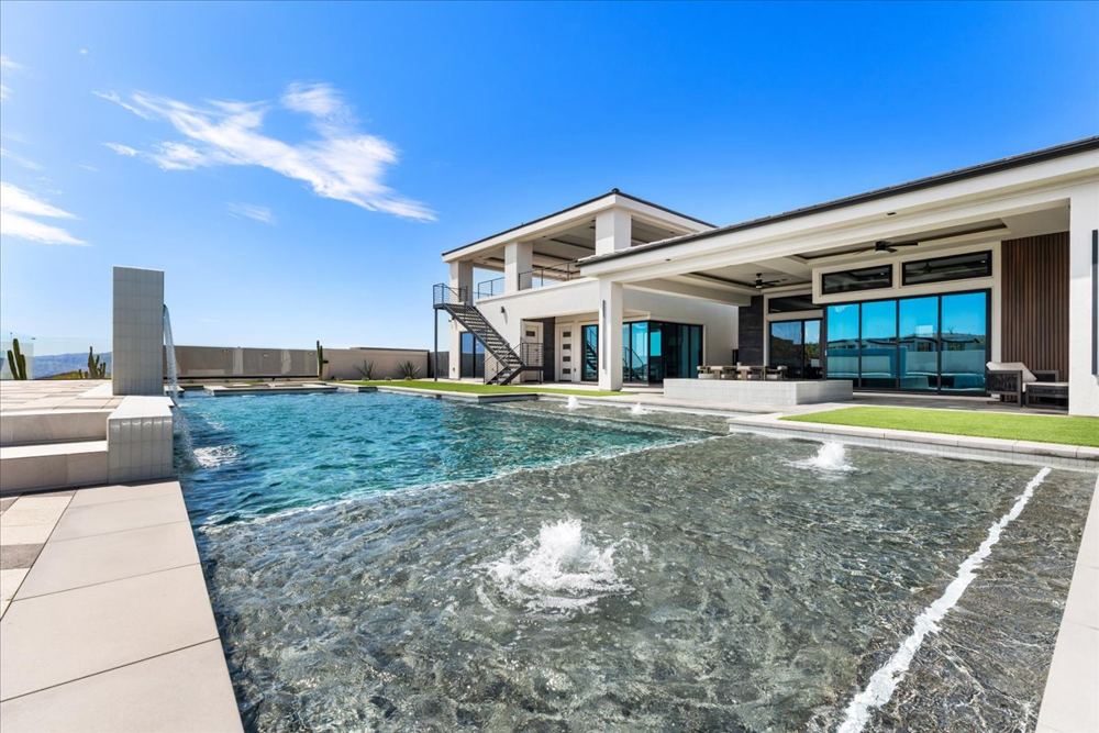 Backyard and pool