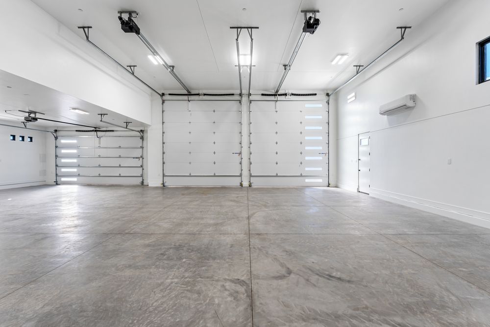 Motorhome garage interior