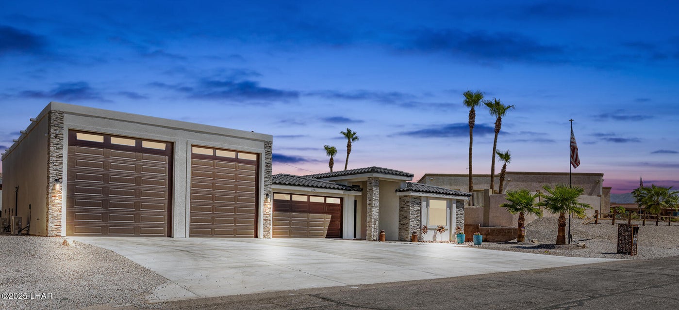 Twilight exterior of 1851 Dion Dr